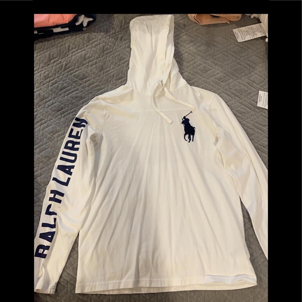 Boys hooded polo shirt